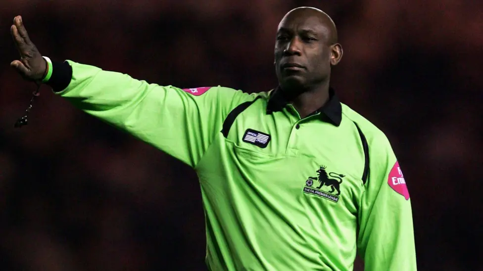 Uriah Rennie Premier League referee dies aged 65
